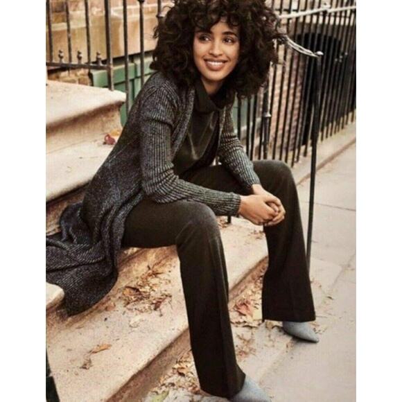 Cabi 3530 Duster Sweater Black Marled Longline Cardigan Size XS - Picture 7 of 7